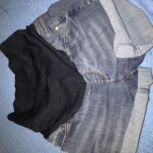 Maternity Jean Shorts
